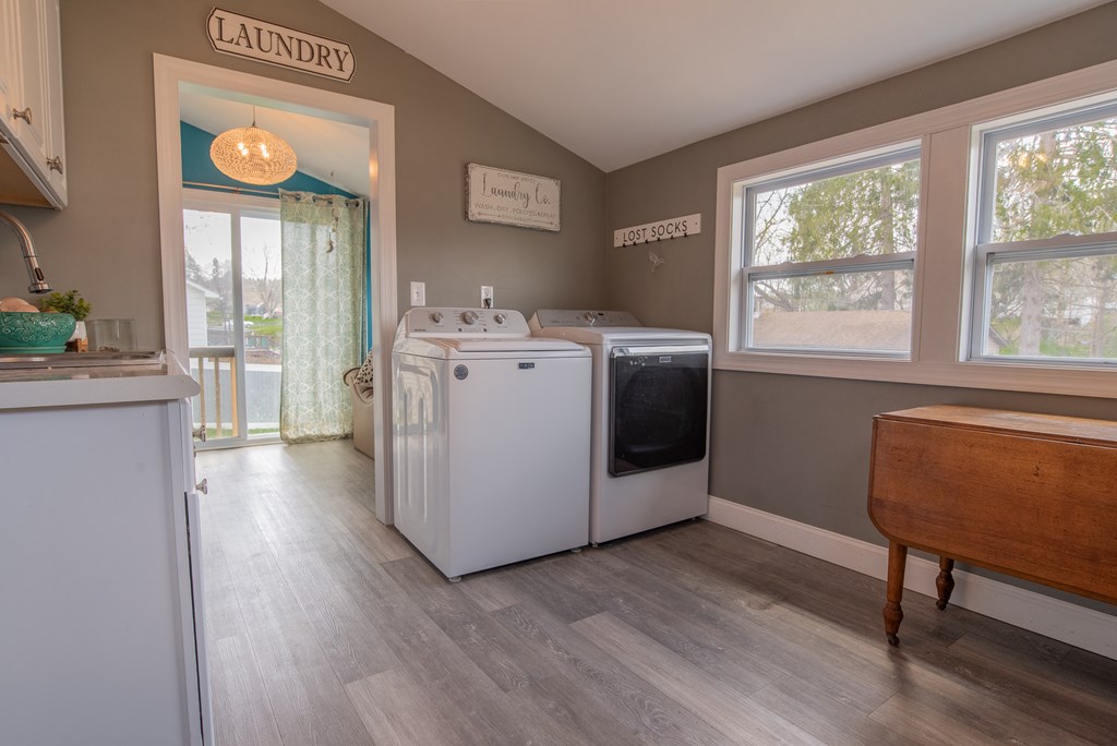 432 Colerain Street Sligo, PA 16255 - Photo 13 of 44 a view of kitchen with furniture and wooden floor