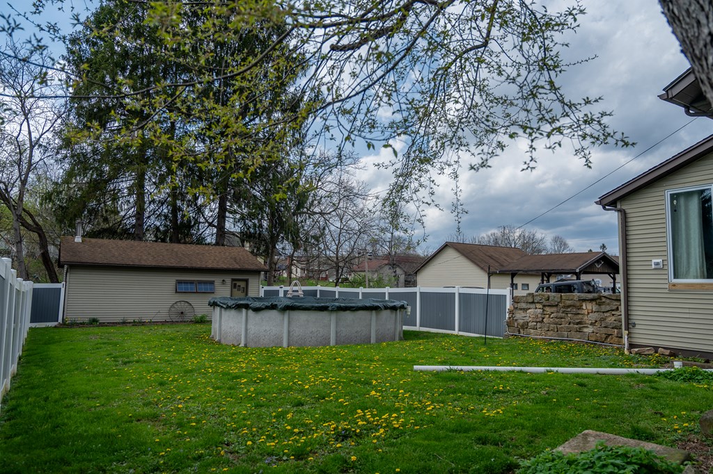 432 Colerain Street Sligo, PA 16255 - Photo 39 of 44 a view of house with backyard and a garden