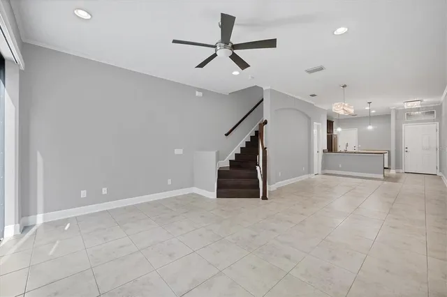 a view of an empty room