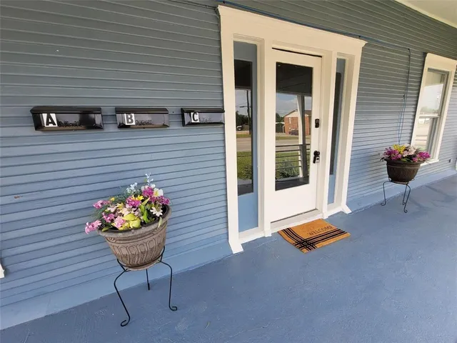 a living room filled with furniture