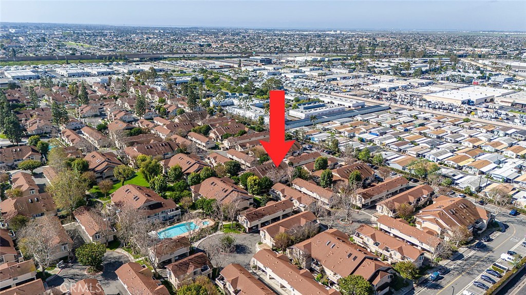 7720 Elmdale Way, Unit J Stanton, CA 90680 - Photo 17 of 18 an aerial view of multiple house