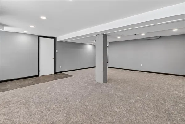 a view of an empty room