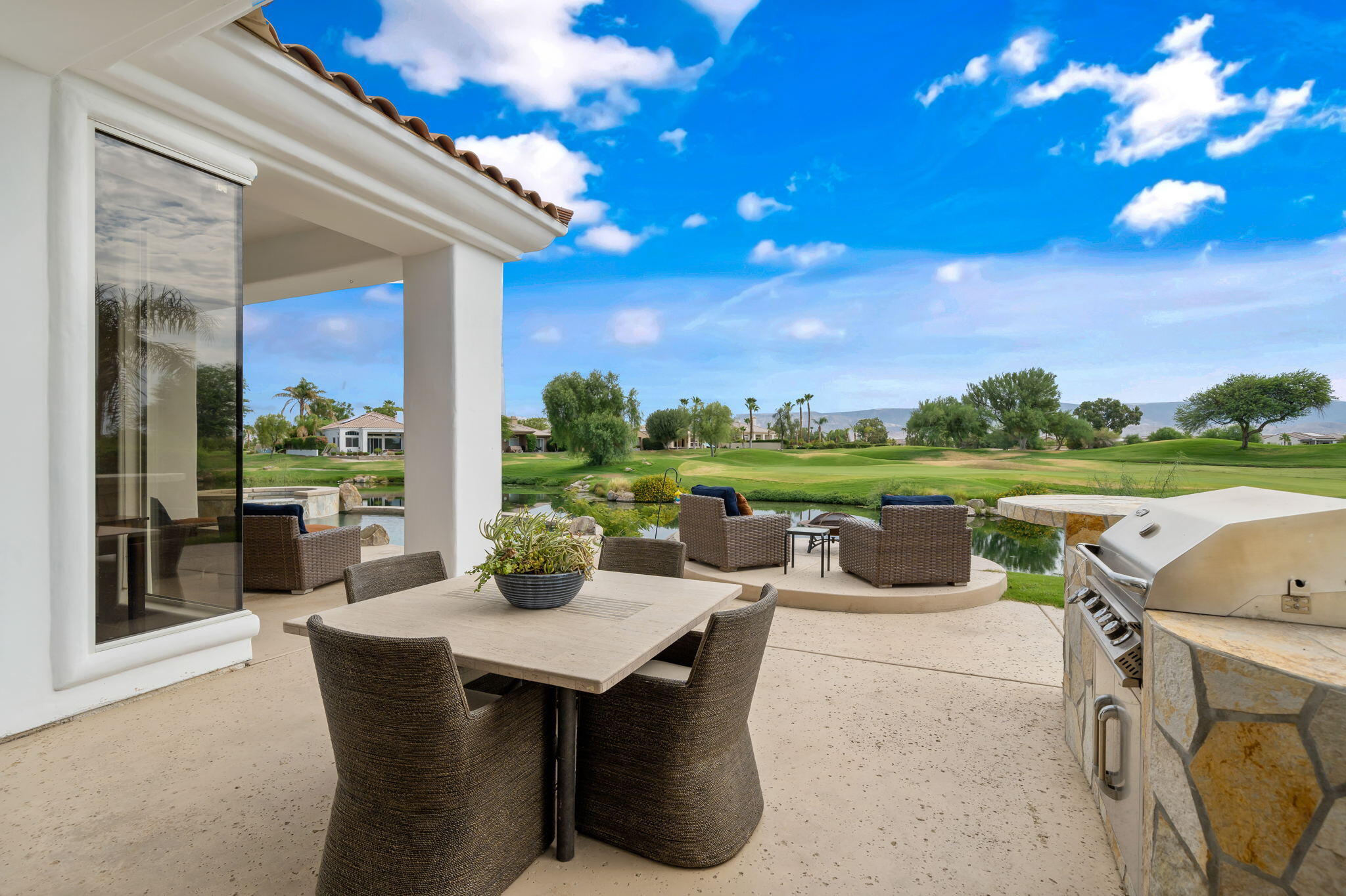 207 Loch Lomond Road Rancho Mirage, CA 92270 - Photo 40 of 50 a view of outdoor space yard and patio
