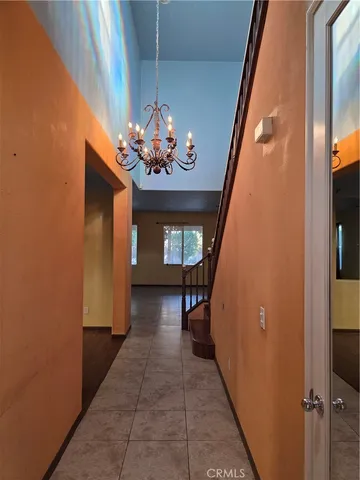 a view of a hallway with a elevator