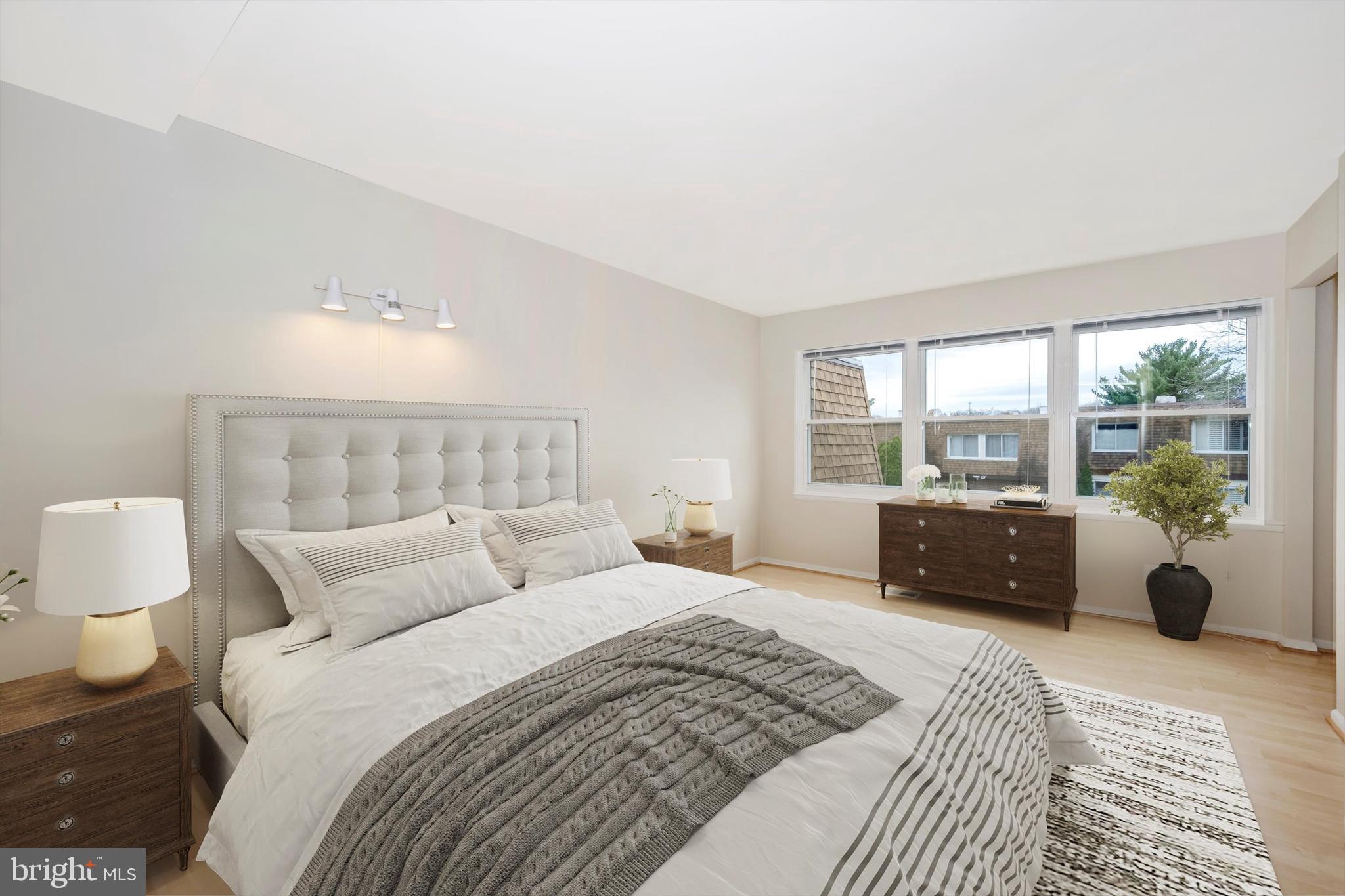 529 Summit Hall Road, Unit 529 Gaithersburg, MD 20877 - Photo 3 of 61 virtual staged master bedroom