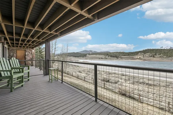 a view of a swimming pool with a lounge chairs