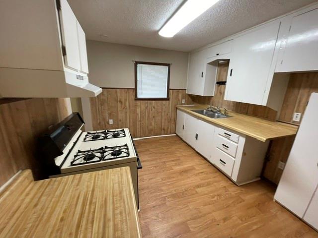 845 Rumfield Road White Settlement, TX 76108 - Photo 6 of 19 a kitchen with sink a stove and a refrigerator