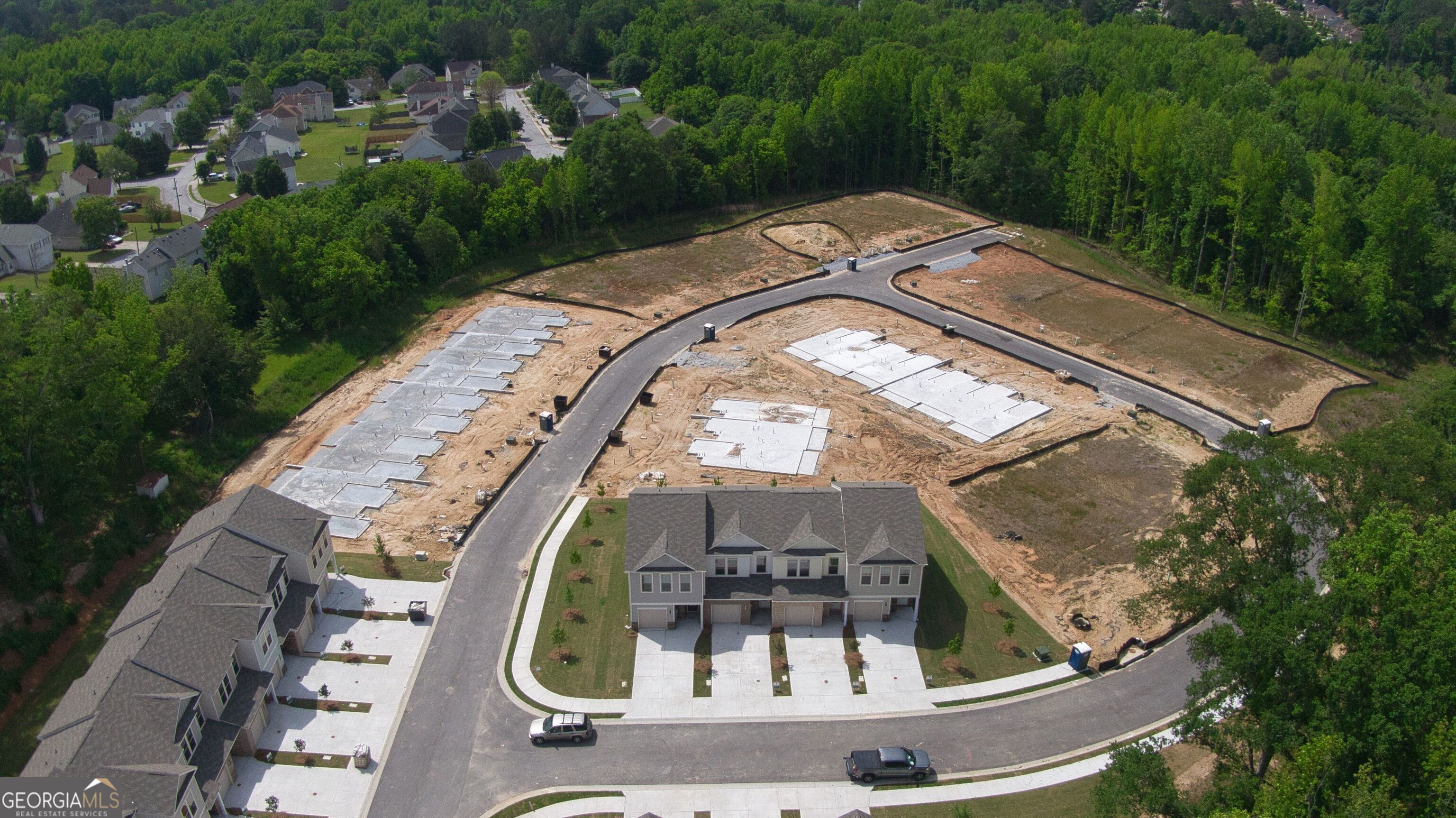 3405 Ripple Loop, Unit 127 Atlanta, GA 30349 - Photo 3 of 26 an aerial view of a house