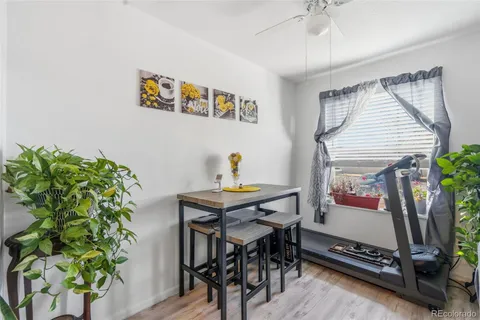 a view of a workspace with furniture