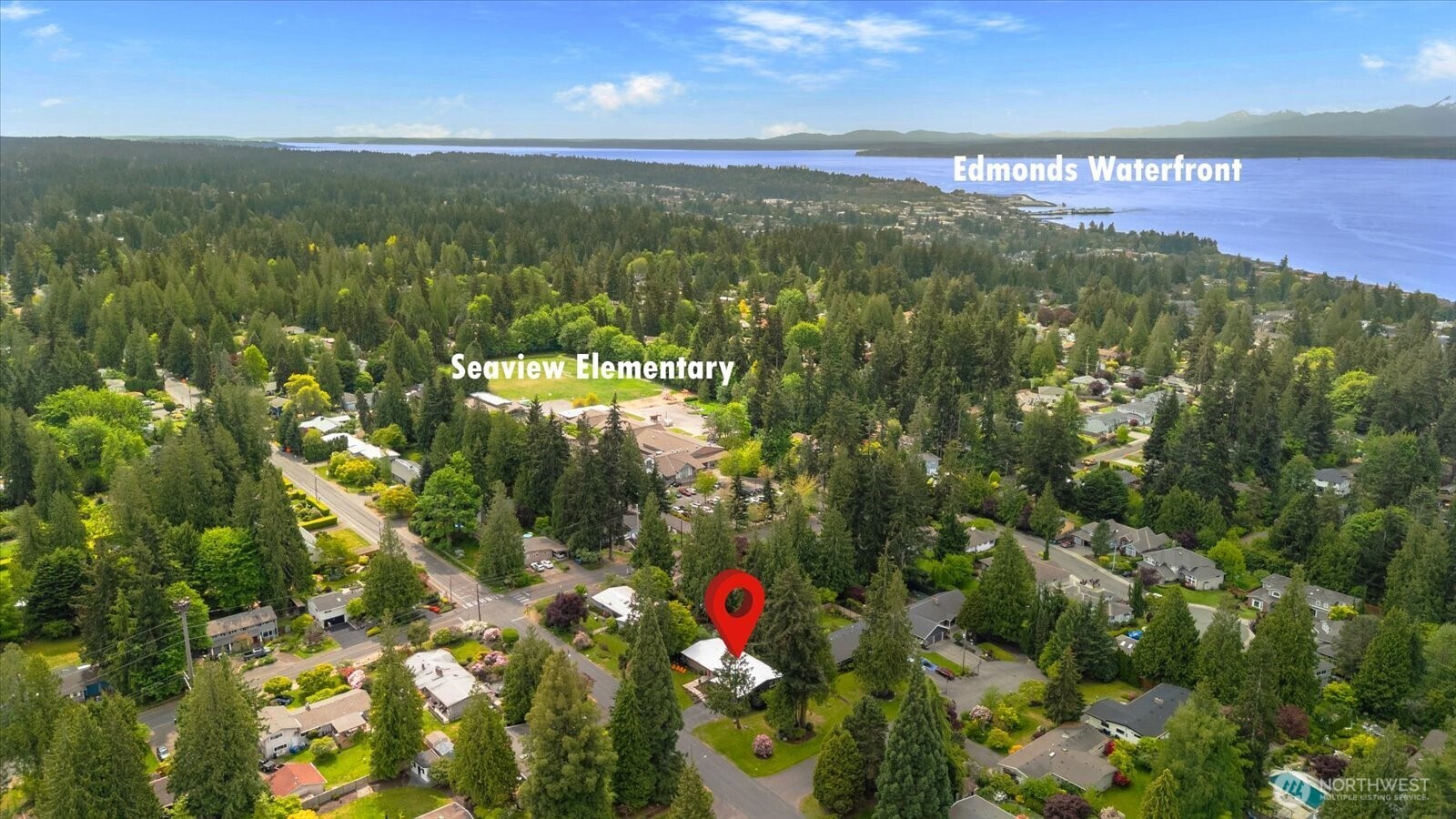 18722 84th Avenue West Edmonds, WA 98026 - Photo 2 of 40 a view of lake view and mountain