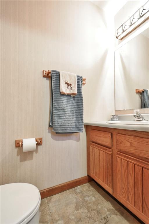 808 Brighton Woods Road Pittsburgh, PA 15212 - Photo 6 of 24 The powder room is conveniently located between the living and kitchen/dining spaces
