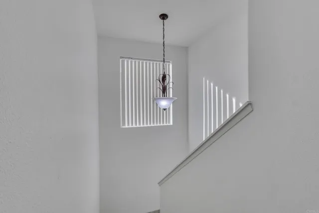 a view of a garage room