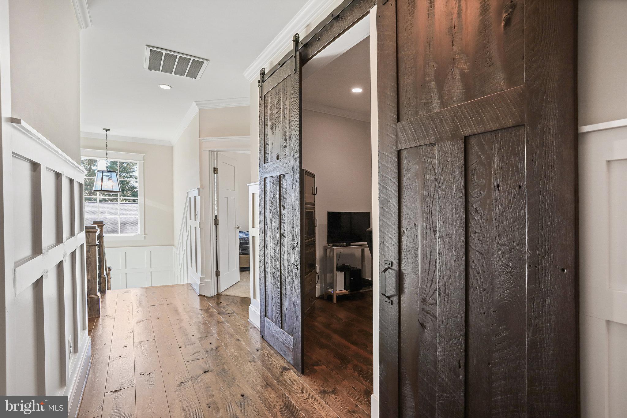 5901 Upton Street McLean, VA 22101 - Photo 28 of 64 Flex Space in Hallway with Barn Doors