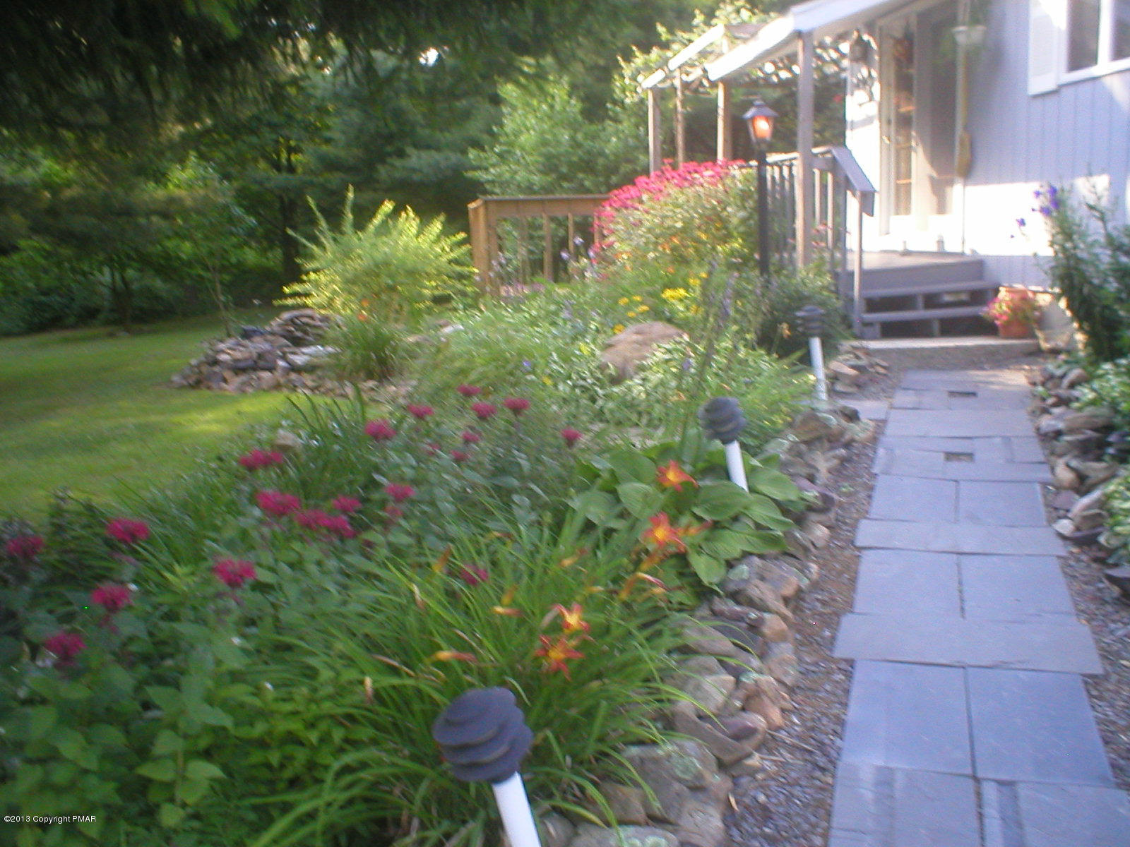 69 Yellow Run Road Jim Thorpe, PA 18229 - Photo 21 of 27 Beautiful landscaping along walkway