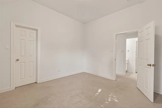 a view of an empty room
