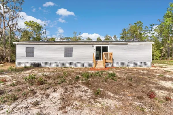 front view of house with deck