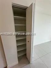 a close view of closet