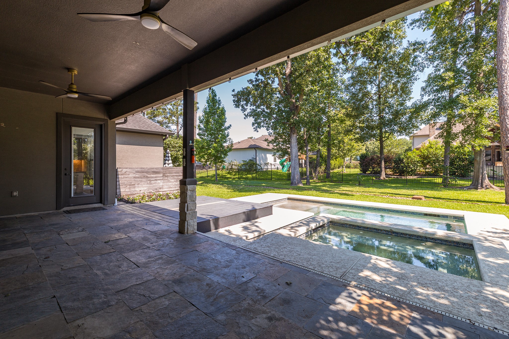 5507 Bright Timber Landing Drive Spring, TX 77386 - Photo 37 of 45 Great covered patio space
