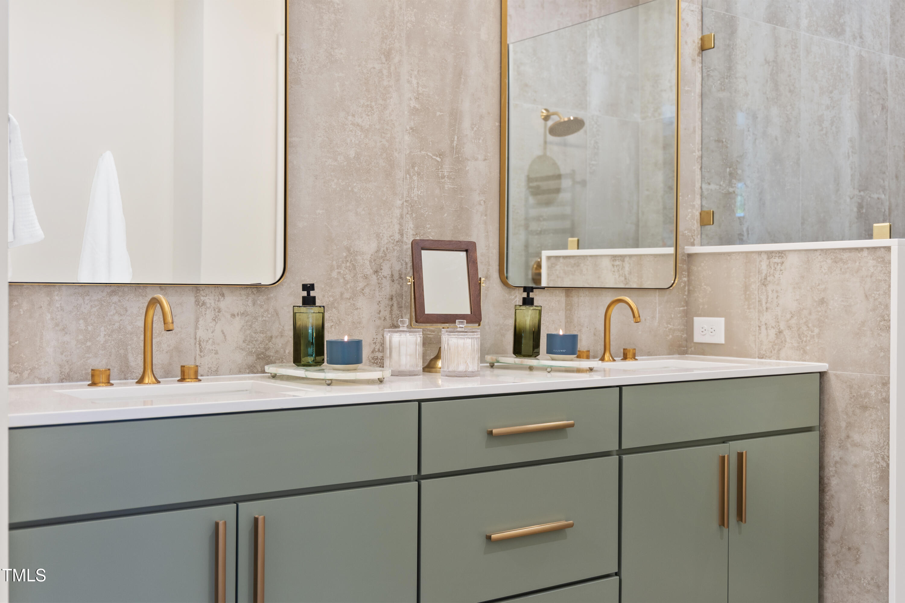 1625 Bruce Circle Raleigh, NC 27603 - Photo 37 of 63 a bathroom with a sink and a mirror