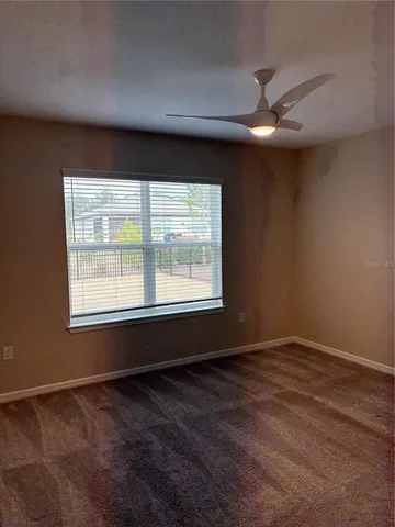 a view of a glass door