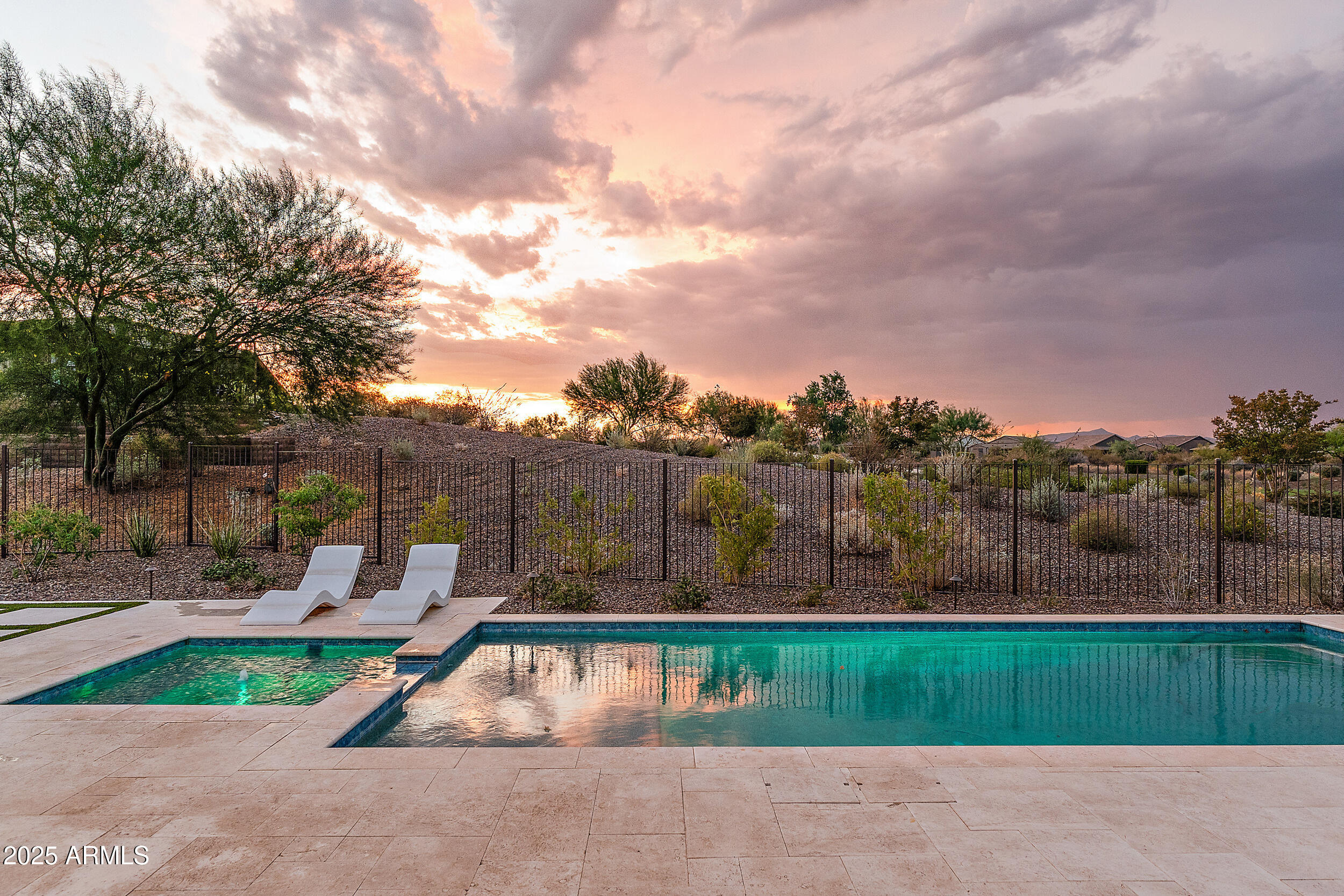 29348 North Clear Ridge Road Rio Verde, AZ 85263 - Photo 2 of 44 Backyard Twilight 1-2 copy