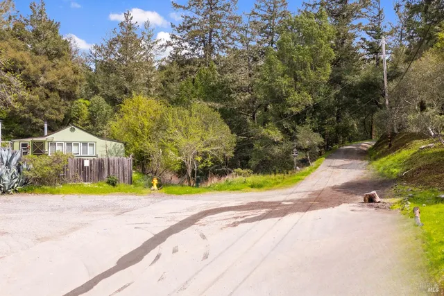 a view of a back yard