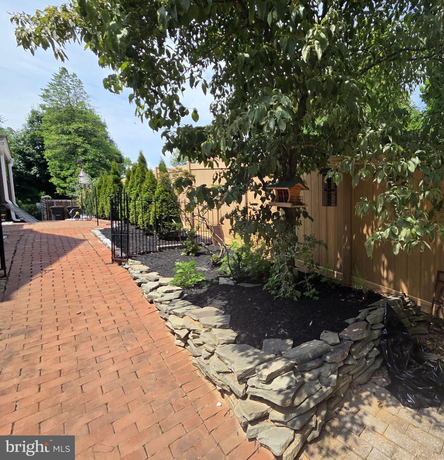 613 Roland Avenue Bel Air, MD 21014 - Photo 27 of 44 Brick walk in the back yard