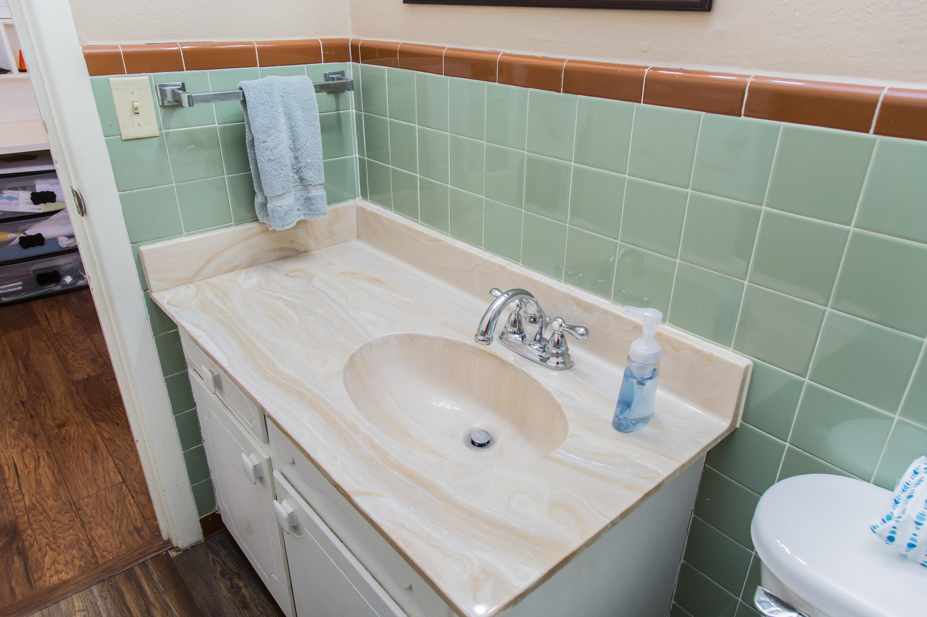 1106 Amarillo Plainview, TX 79072 - Photo 33 of 61 a bathroom with a sink and toilet