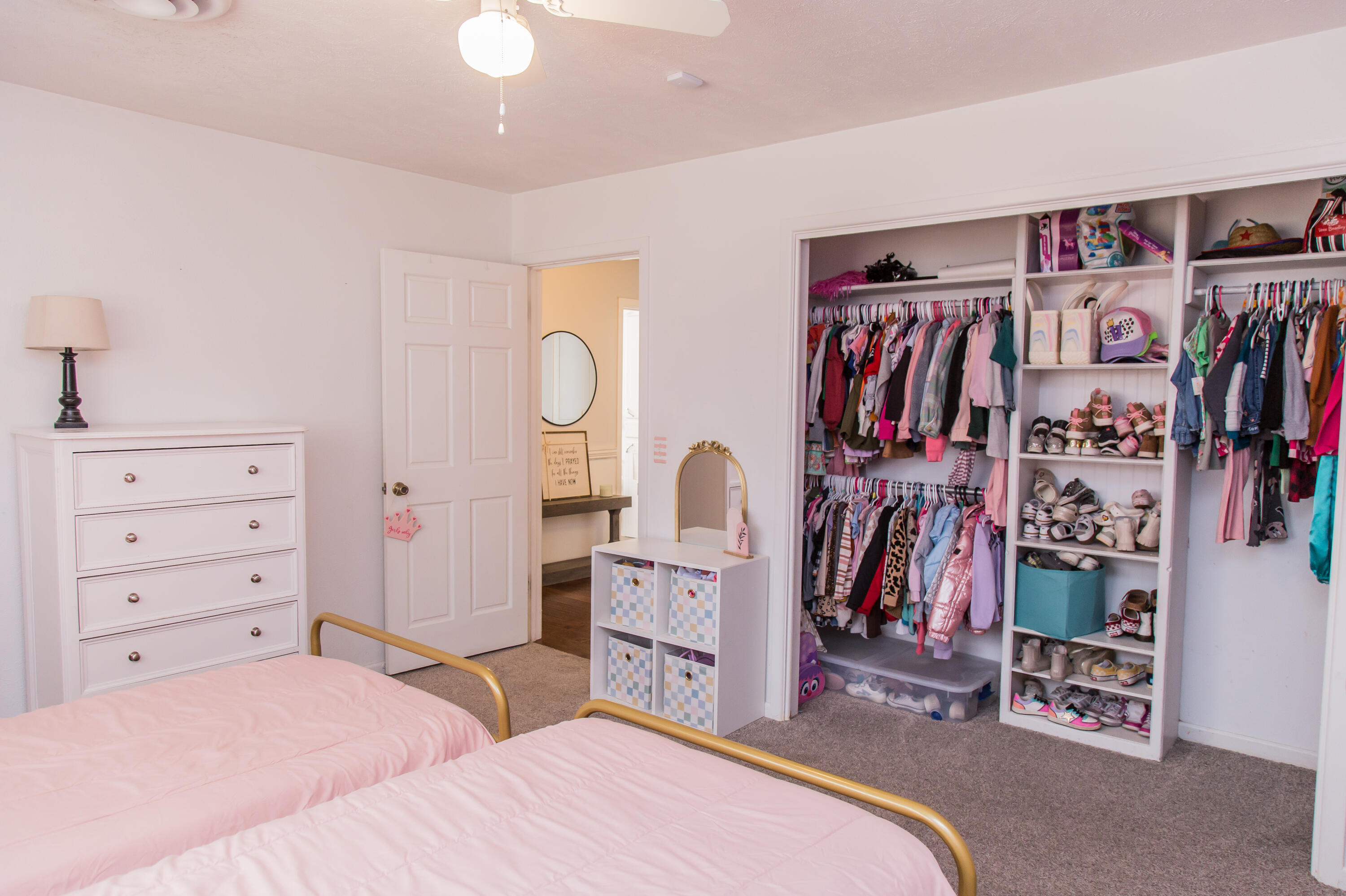 1106 Amarillo Plainview, TX 79072 - Photo 38 of 61 a bedroom with a bed and a walk in closet