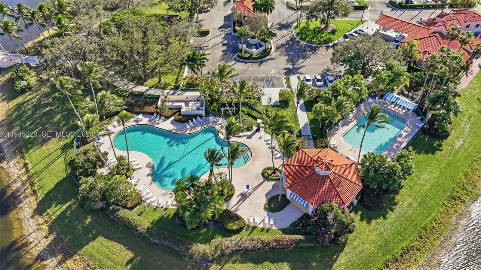 7646 Red River Road West Palm Beach, FL 33411 - Photo 66 of 69 an aerial view of residential house with outdoor space and swimming pool