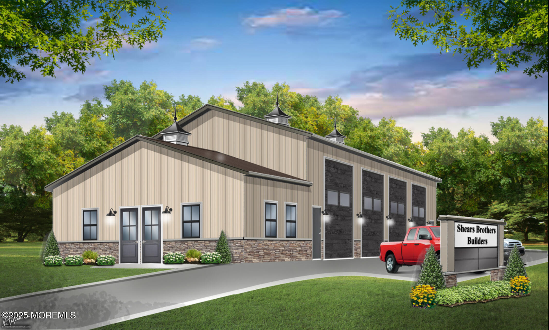 687 Highway 9 Little Egg Harbor, NJ 08087 - Photo 3 of 5 a front view of a house with garden