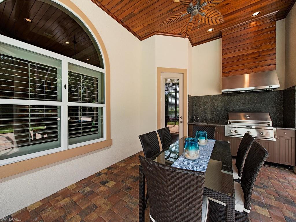 59 Myrtle Road Naples, FL 34108 - Photo 12 of 25 Alfresco dining and summer kitchen
