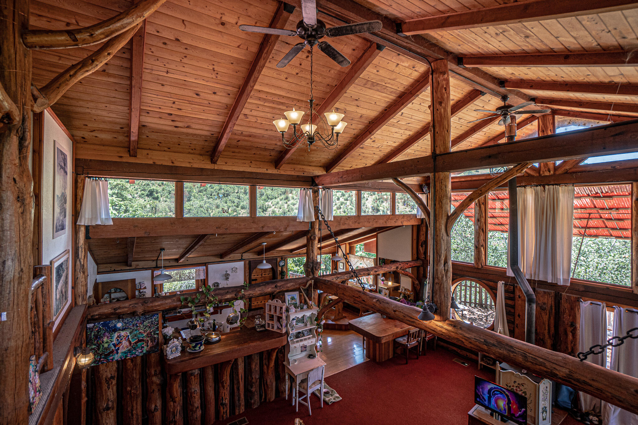 2909 Dead Indian Memorial Road Ashland, OR 97520 - Photo 14 of 75 Main House View From Loft