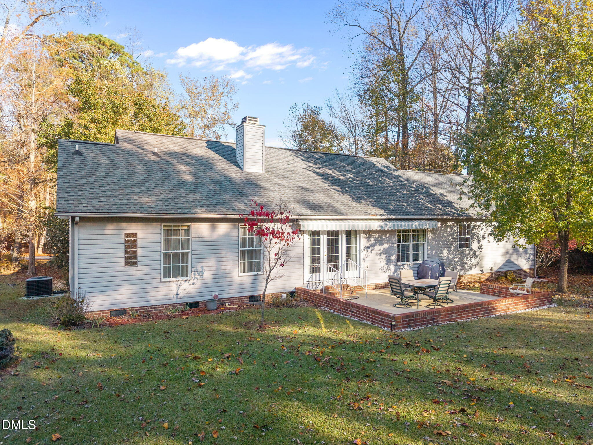 69 Deer Run Court Angier, NC 27501 - Photo 33 of 40 a front view of house with yard and trees around