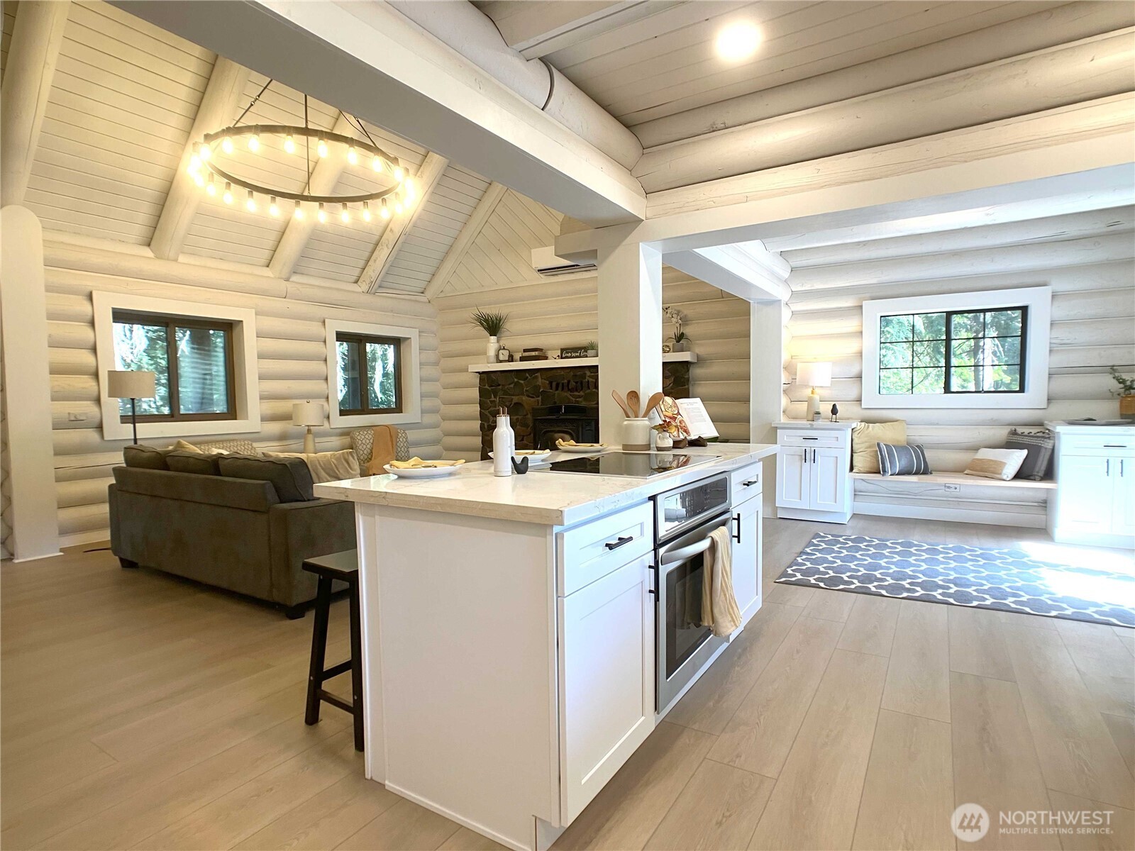 193 Crego Ridge Road Chehalis, WA 98532 - Photo 12 of 31 a kitchen with a stove a sink and a refrigerator