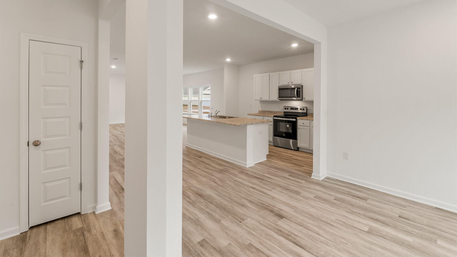 38 Elderberry Street Freeport, FL 32439 - Photo 6 of 34 a view of kitchen with wooden floor