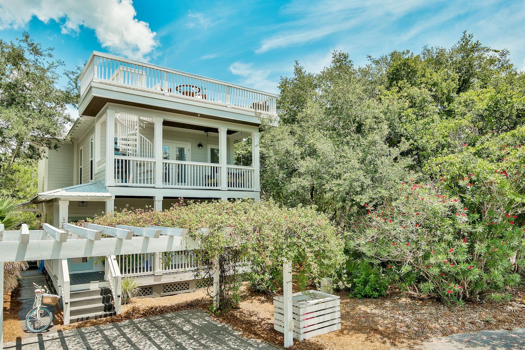138 Cottage Way Inlet Beach, FL 32461 - Photo 1 of 38 Front of house & Carport