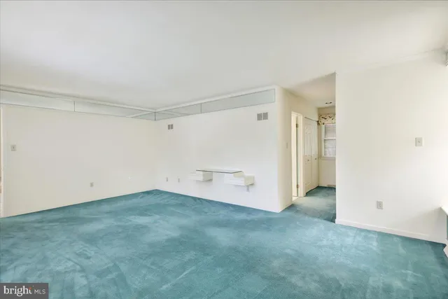 a view of an empty room