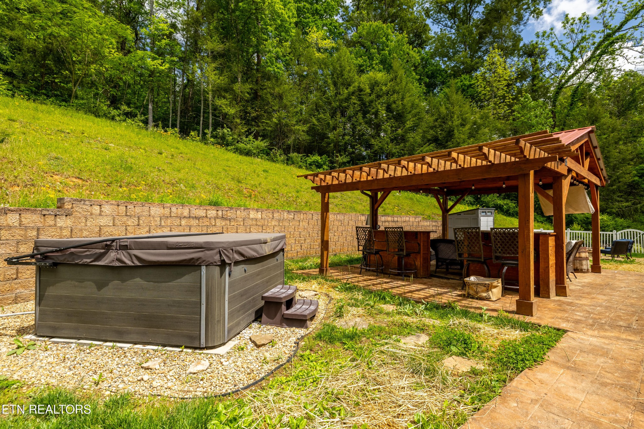 349 Rudd Hollow Road Townsend, TN 37882 - Photo 27 of 52 a view of a swimming pool with a patio