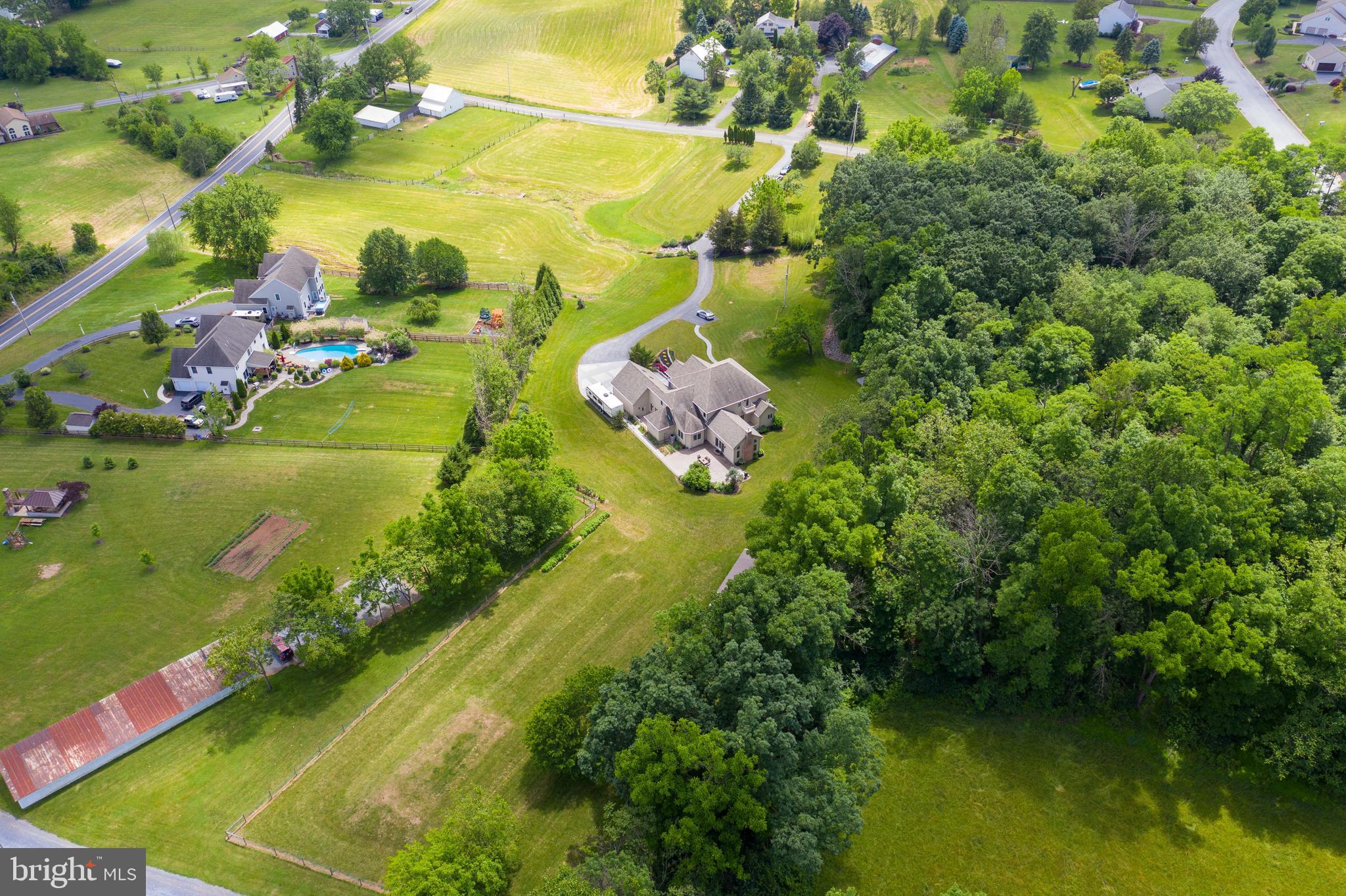 70 Horseshoe Trail Road Denver, PA 17517 - Photo 112 of 128 an aerial view of a residential houses with outdoor space and trees all around