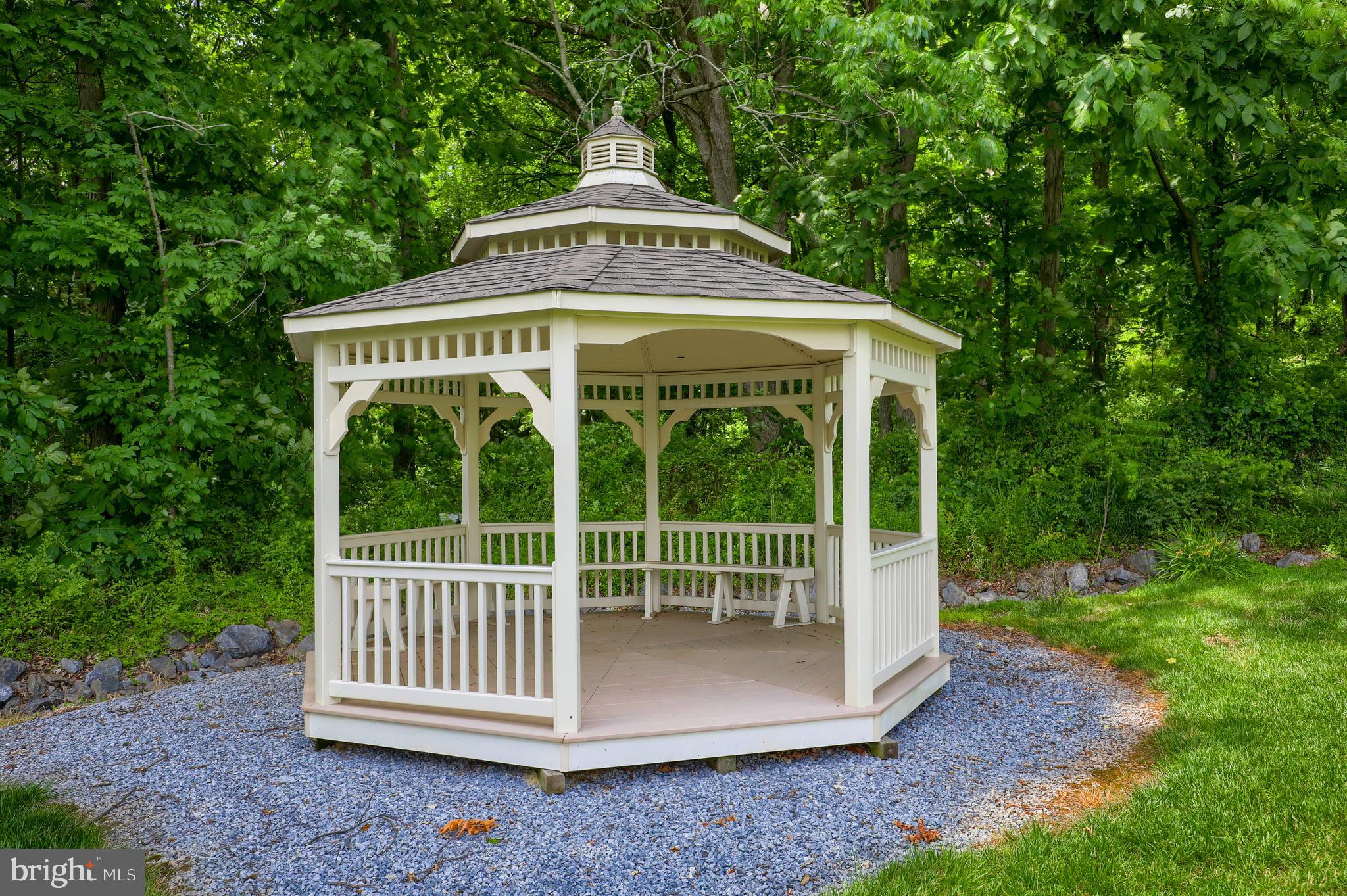 70 Horseshoe Trail Road Denver, PA 17517 - Photo 119 of 128 Gazebo in Side Yard next to Wooded Area