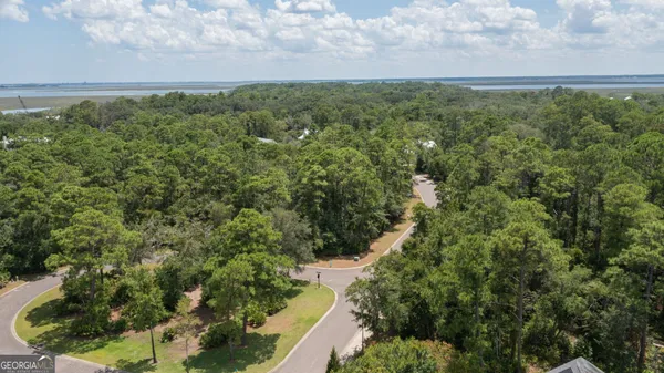 a view of a yard with an outdoor space