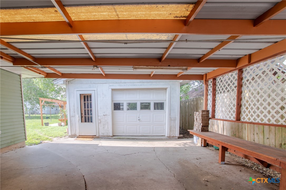 2903 Gayle Street Victoria, TX 77901 - Photo 18 of 21 a backyard of a house with barbeque oven table and chairs