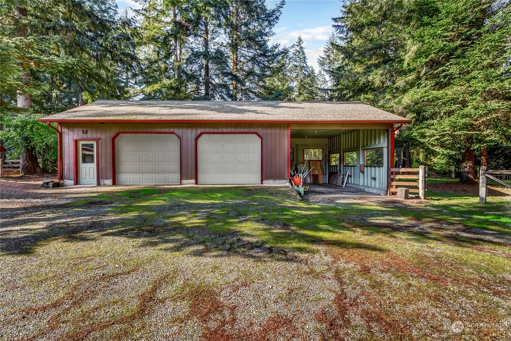 5412 133rd Avenue Southwest Rochester, WA 98579 - Photo 6 of 31 a front view of a house with a yard
