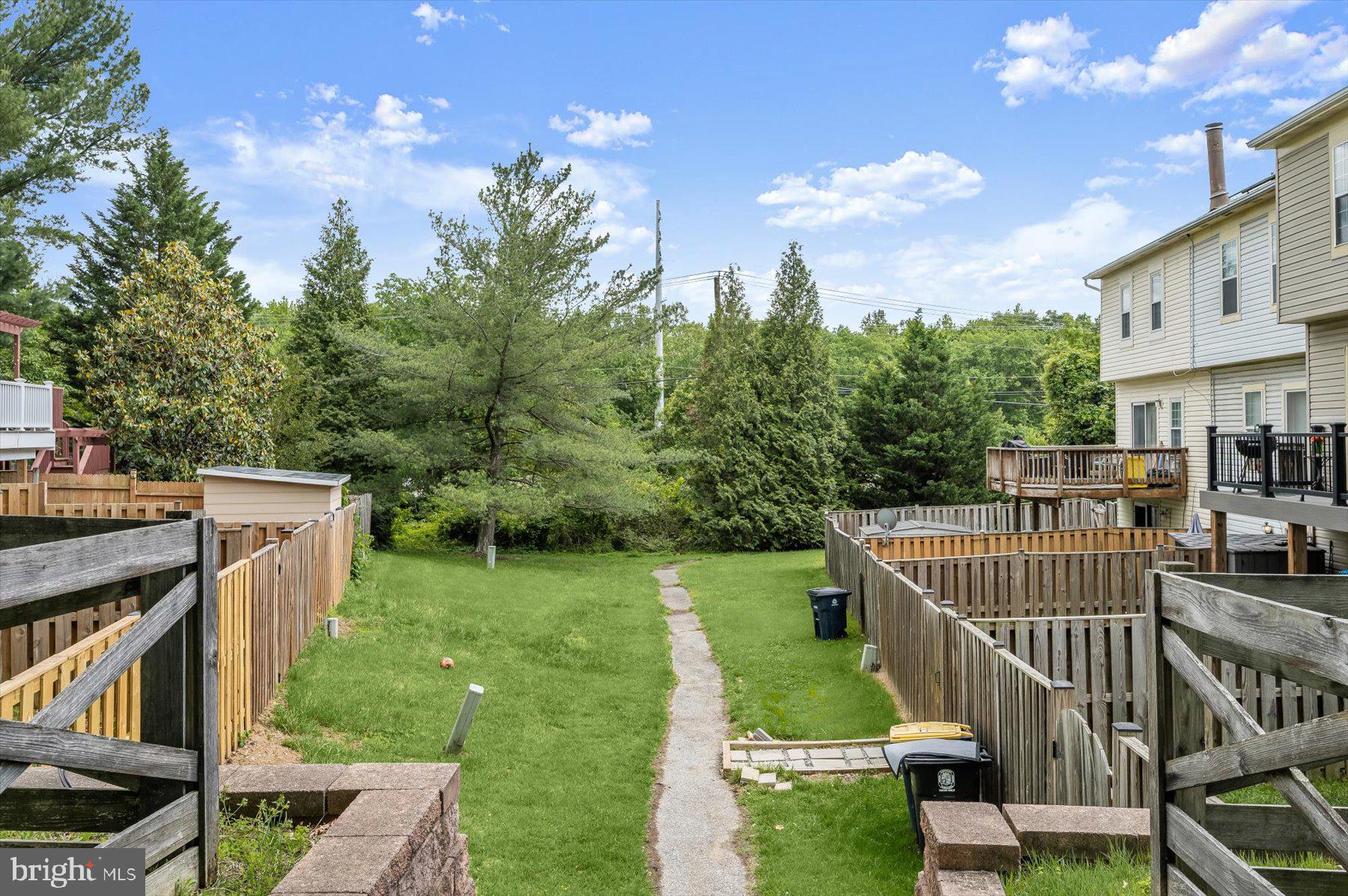 737 St Michaels Drive Bowie, MD 20721 - Photo 38 of 41 a view of a deck and garden