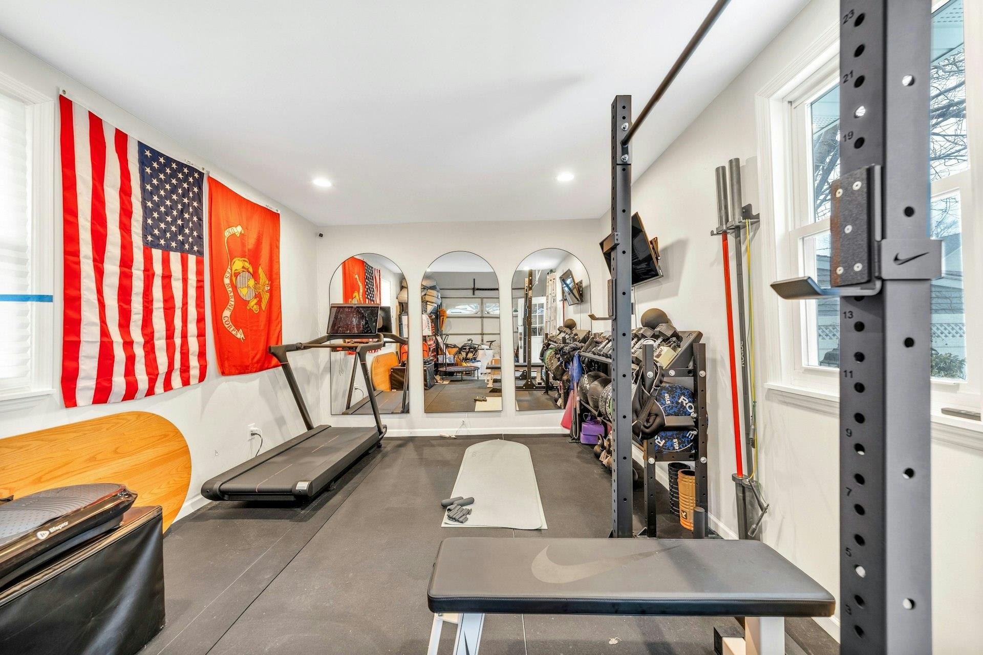 67 Hillcrest Road Kearny, NJ 07032 - Photo 27 of 30 a view of a room with gym equipment