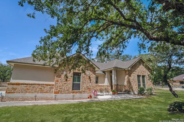 front view of house with a yard