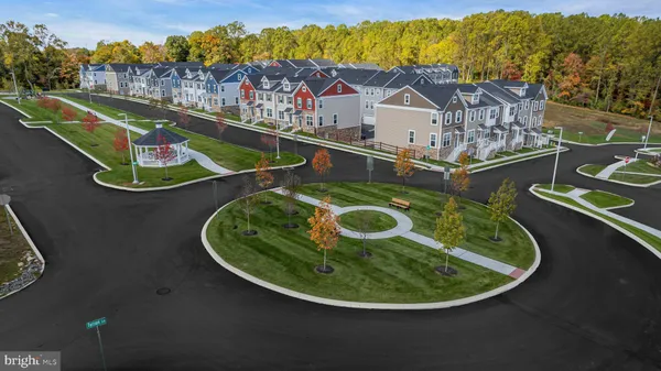 a view of a lake with a yard