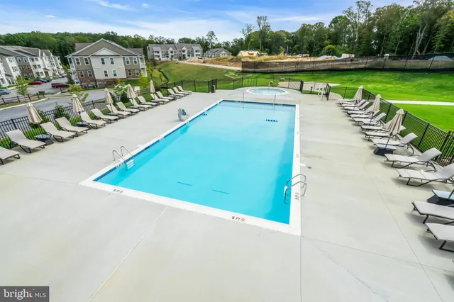 an aerial view of a house having outdoor space