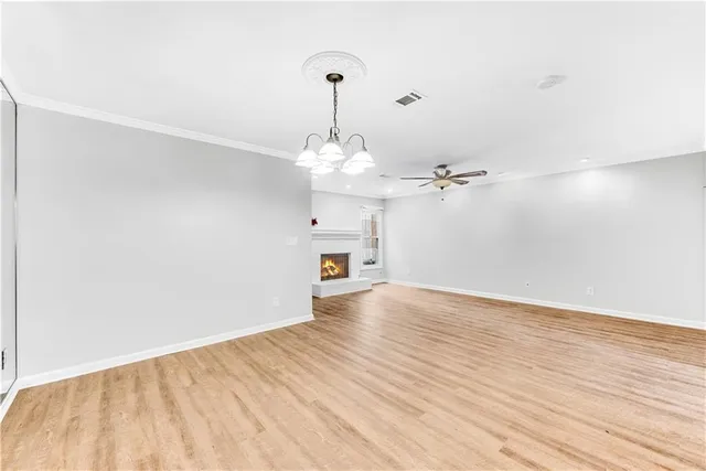 wooden floor in an empty room